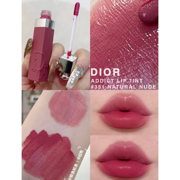 ลิป Dior Addict Lip Tint Notransfer lip tint สี 351🌷 Shopee Thailand