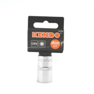 KENDO 16769 ลูกบ๊อกซ์ รู 1/2"-12P-16mm.