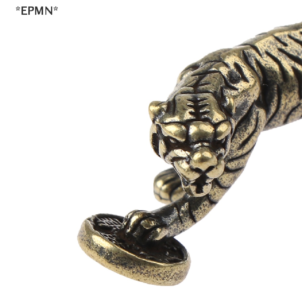 epmn-จี้รูปปั้นเสือ-ทองเหลือง-สไตล์จีน-สําหรับตกแต่งโต๊ะทํางาน-สํานักงาน