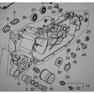 91203-K53-D01 ซีลกันน้ำมัน 33x64x7 Honda แท้ศูนย์