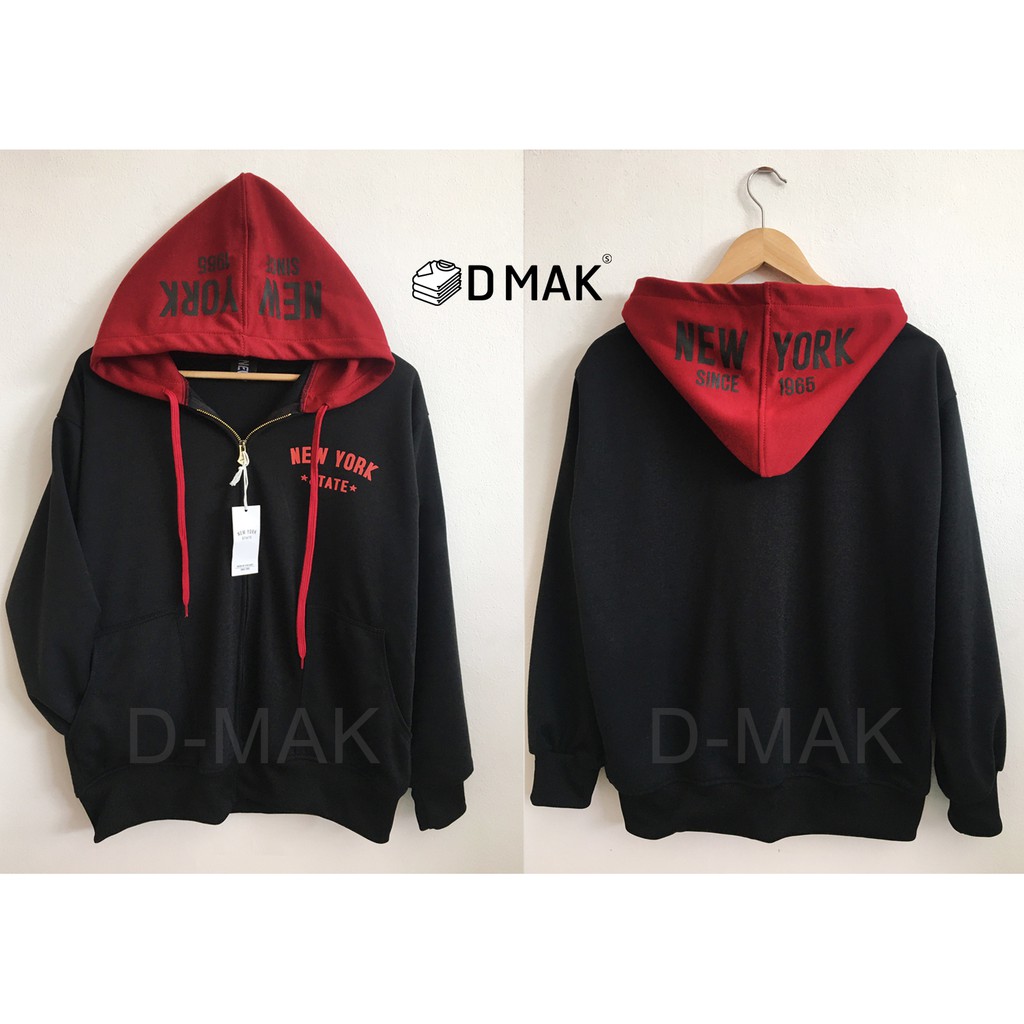 ภาพสินค้าSALE   รุ่นใหม่หมวกสี เสื้อแขนยาวมีฮู้ด NEW YORK จากร้าน d_mak1 บน Shopee ภาพที่ 1