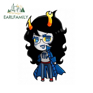 Earlfamily สติกเกอร์ ลาย Homestuck Chibi MS Paint Adventures ขนาด 13 ซม. x 7.9 ซม. สําหรับตกแต่งรถยนต์ รถตู้ รถบ้าน SUV