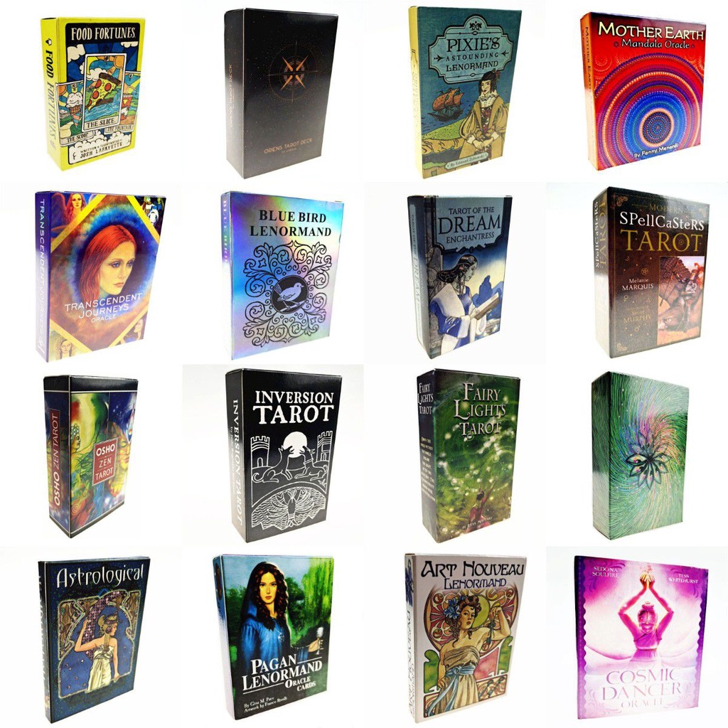 Deck Tarot Vivid Card เกมกระดาน Oracle สําหรับฝึกซ้อมเวทมนตร์และเซนที่ ...