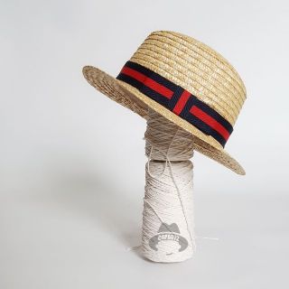 ภาพหน้าปกสินค้าStraw boater hat size 5cm, หมวกคัพเค้กสาน หมวกปานามา ขนาดปีก 5cm ที่เกี่ยวข้อง