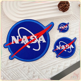 ♚ แผ่นแพทช์เหล็ก NASA ♚ แผ่นแพทช์รีดติดเสื้อ DIY 1 ชิ้น