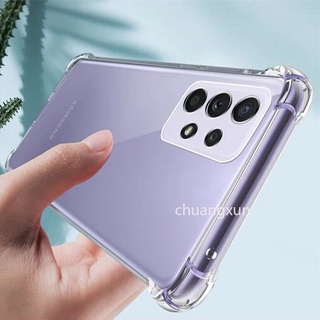 Ready Stock เคส Samsung Galaxy A53 A33 M23 M33 5G A13 A23 LTE 4G Phone Case Shockproof Casing Classic Clear Transparent TPU Military Grade Protection Back Cover Soft Cover เคสโทรศัพท