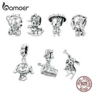 Bamoer Funky Animals Series Beads 925 Silver 4.5Mm Aperture Charms Fashion Accessories Suitable For Diy Bracelets Scc20417