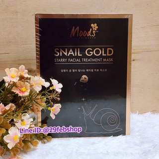 Moods Snail Gold Starry Facial Treatment Mask 10x38ml
