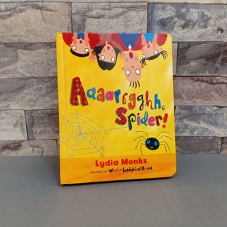 Boardbook มือสอง : Aaaarrgghh, Spider! by Lydia monks illustrated of what the Ladybird Heard