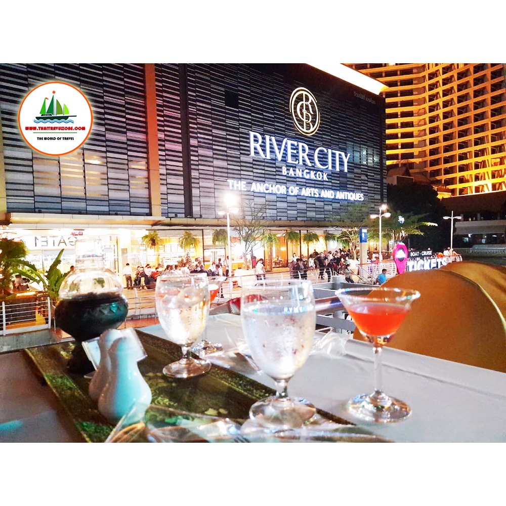 ภาพสินค้าบัตรล่องเรือดินเนอร์ บุฟเฟ่ต์นานาชาติ + กุ้งแม่น้ำเผา + แซลมอน เรือ Riverstar Princess จากร้าน thaitravelzone บน Shopee ภาพที่ 4