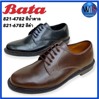 ภาพขนาดย่อของภาพหน้าปกสินค้าBATA รองเท้าหนังแบบผูกเชือก 5 รู รุ่น 821-4782/821-6782 จากร้าน rawiwon.fa บน Shopee ภาพที่ 1