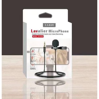 Mini Lavalier Lapel Microphone 3.5 AUX Omnidirectional Mic With Clip For Android Smartphones