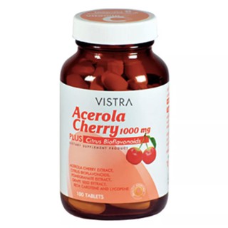 ภาพหน้าปกสินค้าสินค้าใหม่ตลอด Vistra Acerola Cherry 1000มก 100เม็ด วิตามินซี คลอลาเจน ที่เกี่ยวข้อง