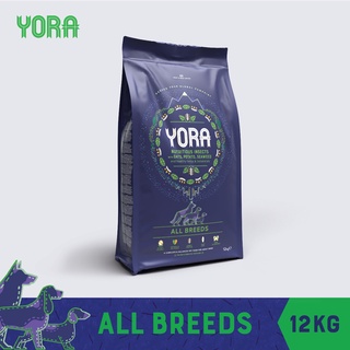 สินค้า YORA All Breeds 12 kg โยราออลบรีดส์ 12 กก. สำหรับสุนัขโตเต็มวัยทุกสายพันธุ์ อาหารสุนัขครบโภชนาการจากโปรตีนแมลง
