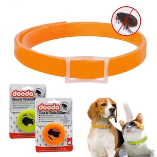 Superhomeshop ปลอกคอ ป้องกันเห็บหมัด ยุง และแมลง สำหรับสุนัข 60 cm. รุ่น Dooda Flea & Tick Collar Pro-6July-J1