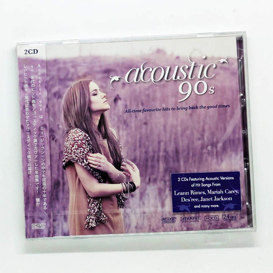 cd-เพลง-various-artists-acoustic-90s-2cd-รวมเพลงฟังสบายทั้งที่บ้าน-ในรถ-ที่ทำงาน-ร้านอาหาร-ร้านกาแฟ-รีสอร์ท