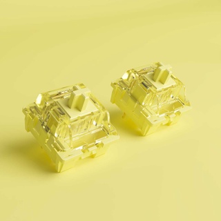 ภาพขนาดย่อของภาพหน้าปกสินค้า(45 ตัว) Akko Switch V3 - Cream Yellow switch Linear switch สวิตช์คีย์บอร์ด Mechanical Switch สำหรับ Mechanical Keyboard จากร้าน keypro บน Shopee ภาพที่ 2
