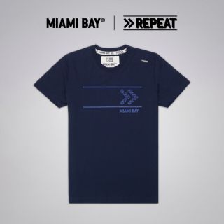 Miami Bay เสื้อยืด รุ่น Repeat สีกรม