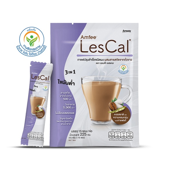 [ของแท้ Shop ไทย] // กาแฟแอมฟี่ เลสแคล กาแฟปรุงสำเร็จชนิดผง // Amfee ...
