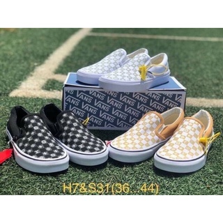 🚛พร้อมส่ง🚛รองเท้า Vans Slip On  รองเท้าผ้าใบผู้หญิง ผู้ชาย  #size 36-44