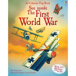 DKTODAY หนังสือ USBORNE SEE INSIDE THE FIRST WORLD WAR (AGE 6+)