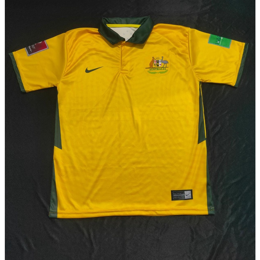 เสื้อกีฬาแขนสั้น พิมพ์ลาย Jersey Australia 2022 Shopee Thailand