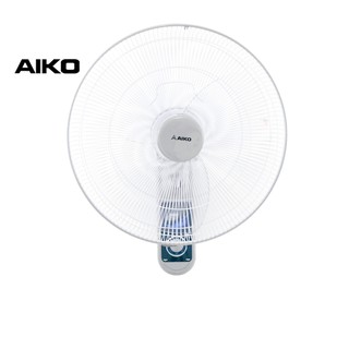 สินค้า AIKO  #AK-W451 สีขาวเทา พัดลมติดผนัง 18 นิ้ว เชือก 2 เส้น  ***รับประกันมอเตอร์ 3 ปี