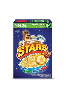 ภาพขนาดย่อของภาพหน้าปกสินค้าNestle Honey Stars เนสท์เล่ ฮันนี่สตาร์ส อาหารเช้า ซีเรียล โฮลเกรน ข้าวโพดผสมข้าวสาลีอบกรอบเคลือบน้ำผึ้ง 300 กรัม จากร้าน supermarket บน Shopee