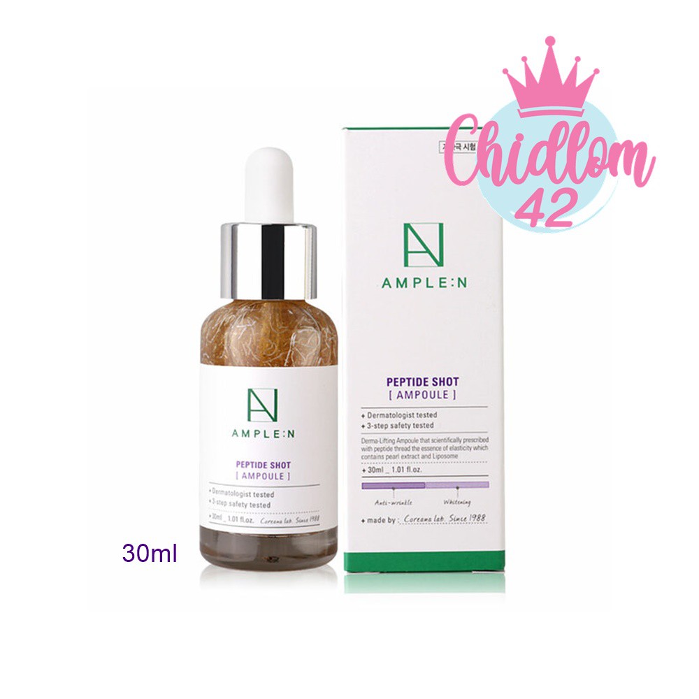 ส่งเร็ว-ของแท้-ample-n-peptide-shot-30ml-เปบไทด์-เซรั่มโคเรียน่า-coreana-ครีมเกาหลี-ร้านชิดลม