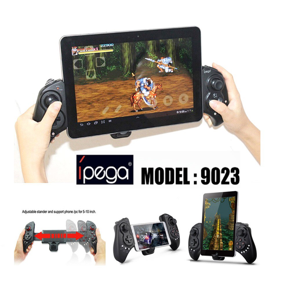 IPEGA เกมส์คอนโทรลเลอร์บลูทูธไร้สาย รุ่น PG-9023 (Black) | Shopee Thailand