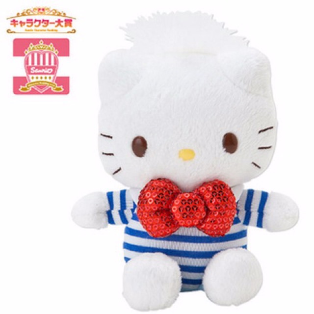 แท้-100-จากญี่ปุ่น-ตุ๊กตา-ซานริโอ้-เฮลโล-คิตตี้-sanrio-hello-kitty-and-dear-daniel-stuffed-animal-ribbon-plush-doll