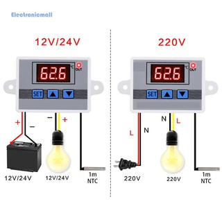 สวิทช์ควบคุมอุณหภูมิ W 3002 Digital Temperature Controller 10A