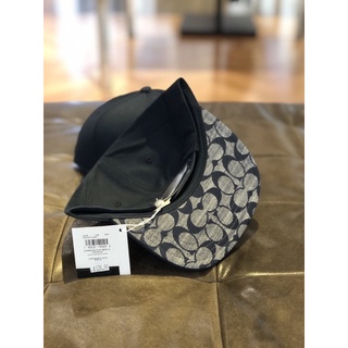 ภาพขนาดย่อของภาพหน้าปกสินค้าCOACH หมวก Signature Chambray Flat Brim Hat มี2สีให้เลือก จากร้าน aey89.shop_usa บน Shopee