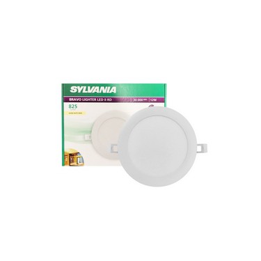 ดาวน์ไลท์-led-w012w-warmwhite-sylvania-aluminium-plastic-white-6-round