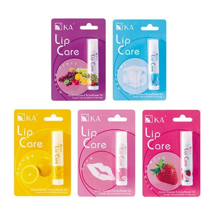 ka-lip-care-เคเอ-ลิป-แคร์-กลิ่นผลไม้-5สี