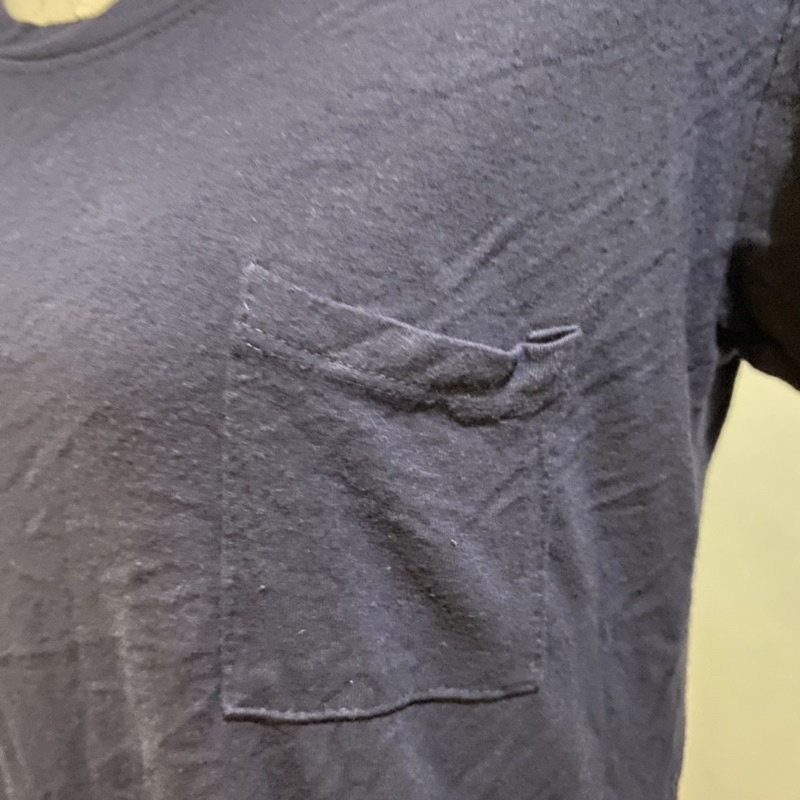 เสื้อยืด-ผ้านิ่ม-topshop-ในตำนาน-สีกรม-มีกระเป๋าหน้าอกเล็กๆ-freesize-a039