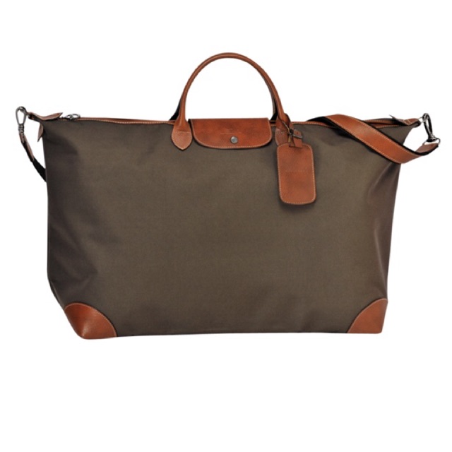 Longchamp BOXFORD Travel bag L Brown Shopee Thailand