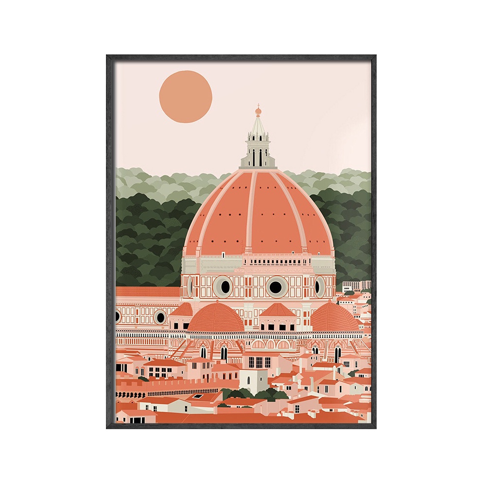 โปสเตอร์ภาพวาดผ้าใบ-พิมพ์ลายมหาวิหารอิตาลี-ฝรั่งเศส-แนวเรโทร-สําหรับตกแต่งผนังบ้าน-ห้องนั่งเล่น