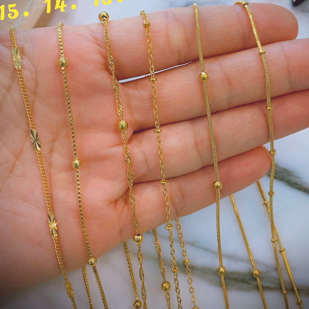 xuping-jewelry-สร้อยคออิตาลีสีทอง-สร้อยคอชุบทอง-24k-gold-ลายสวยสไตล์ออิตาลีน่ารัก-ใส่สวย-งานดี-18นิ้ว-20นิ้ว