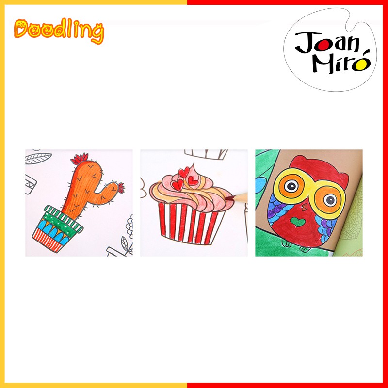 หนังสือสอนวาดภาพ-doodling-for-boys-ยี่ห้อ-joan-miro-ของแท้-100-สินค้าพร้อมส่ง