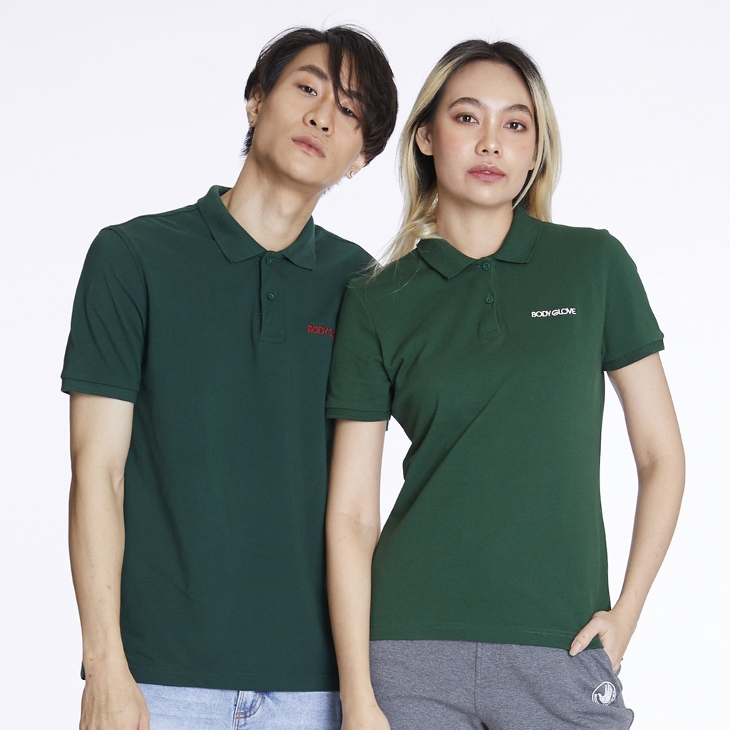 ราคาและรีวิวBODY GLOVE CLASSIC POLO เสื้อโปโล ผู้ชาย-ผู้หญิง สีเขียวเข้ม-23