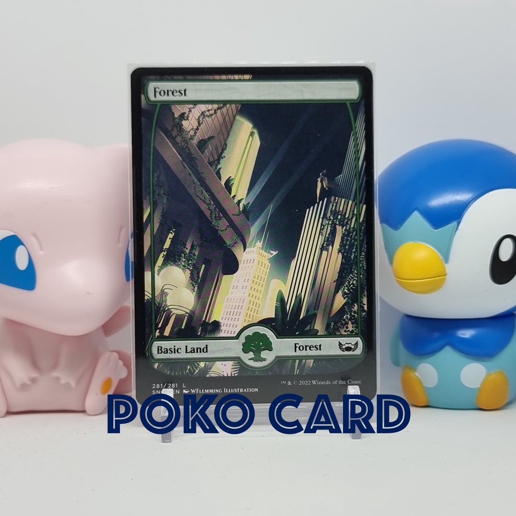 Basic Land Full Art การ์ด Magic The Gathering ของแท้ จากชุด Streets of ...