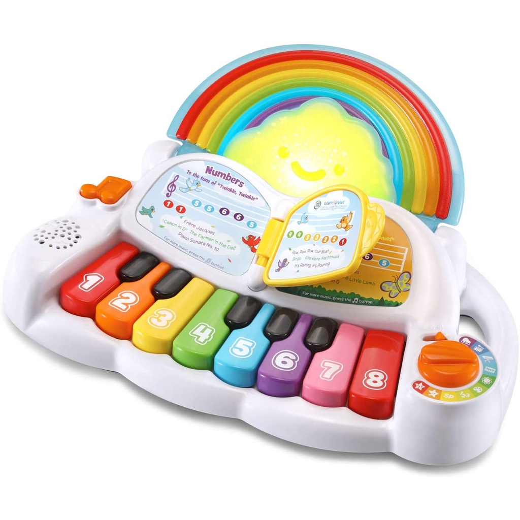 แท้-100-leapfrog-learn-and-groove-rainbow-lights-piano-multicolor-ของเล่น-ดนตรี-เปียโน-เด็ก-ทารก-เสริมพัฒนาการ