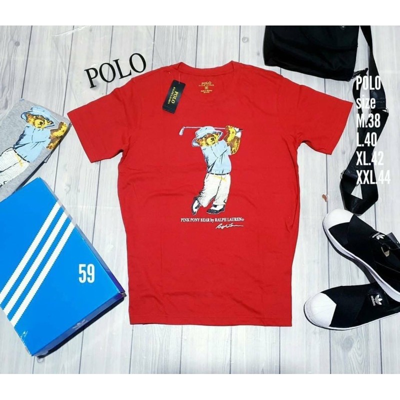 เสื้อยืดงานสกีนห้อยป้าย-polo