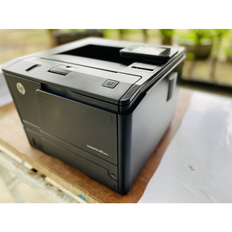 hp-pro400-m401dnมือสองพร้อมใช้งานหมึกใหม่100