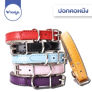 ภาพหน้าปกสินค้าSARIYA ปลอกสัตว์เลี้ยง หนัง PU (CC03)ปลอกคอสุนัข ปลอกคอแมว PU Leather Collar ซึ่งคุณอาจชอบราคาและรีวิวของสินค้านี้