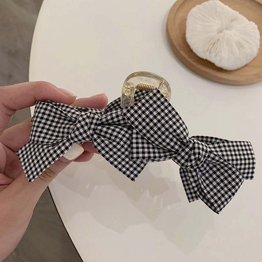 cleoes-sweet-korean-style-hairpins-simple-shark-clip-women-hair-claw-elegant-bowknot-solid-color-temperament-lattice-acrylic-hair-accessories-multicolor