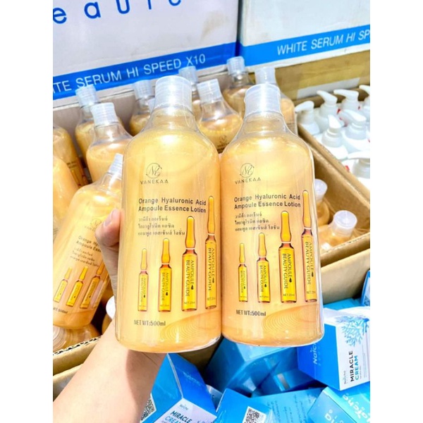 โลชั่นวานีก้า แอมพลู Vanekaa Orange Hyaluronic Acid Ampoule Essence