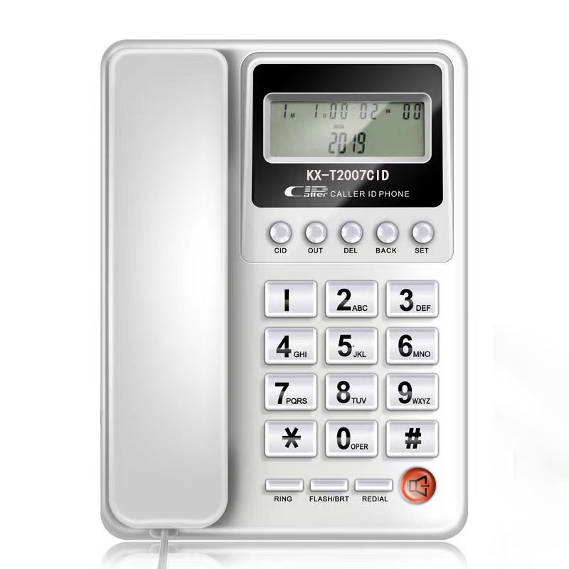 ภาพสินค้าPanasonic ของแท้100% โทรศัพท์บ้าน รุ่น KX-T2007ดำ แดง ขาว โทรศัพท์มีสาย โทรศัพท์สำนักงาน รับประกัน 1 ปี จากร้าน 7n86ub6ln9 บน Shopee ภาพที่ 8