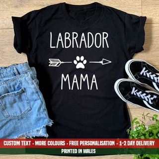 เสื้อยืด พิมพ์ลาย Labrador Mama น่ารัก เหมาะกับของขวัญวันแม่ สําหรับผู้หญิง